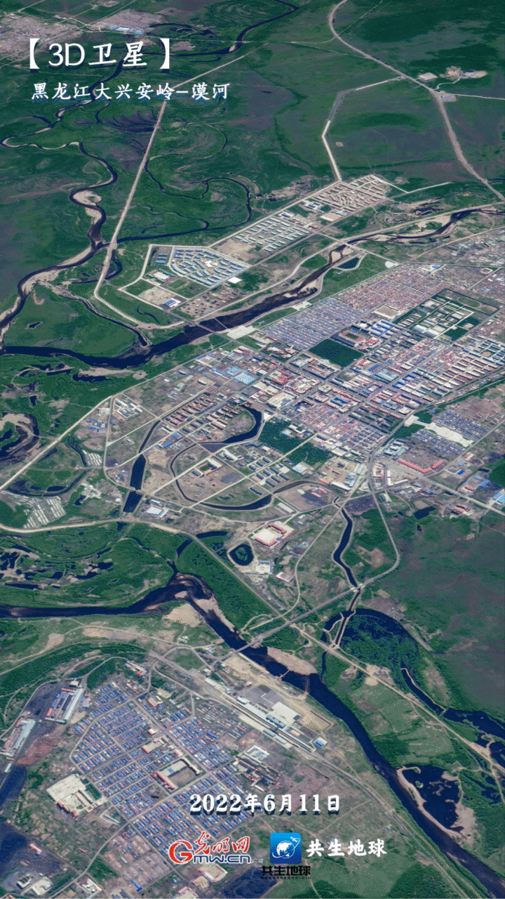 【3D卫星】丨卫星视角带你在银装素裹里赏一场雪的盛宴