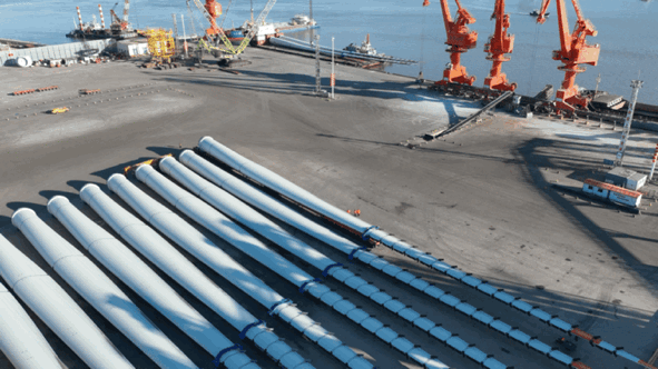 中国外运助力我国水深最深海上风电项目全容量并网发电