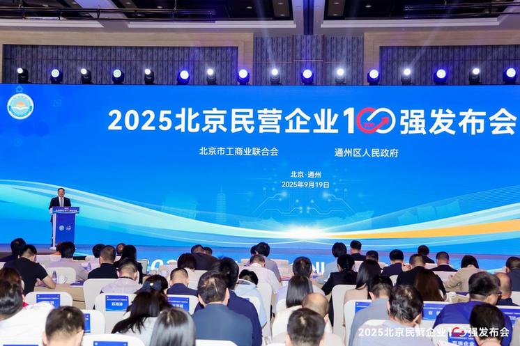 2025北京民营企业百强榜单发布