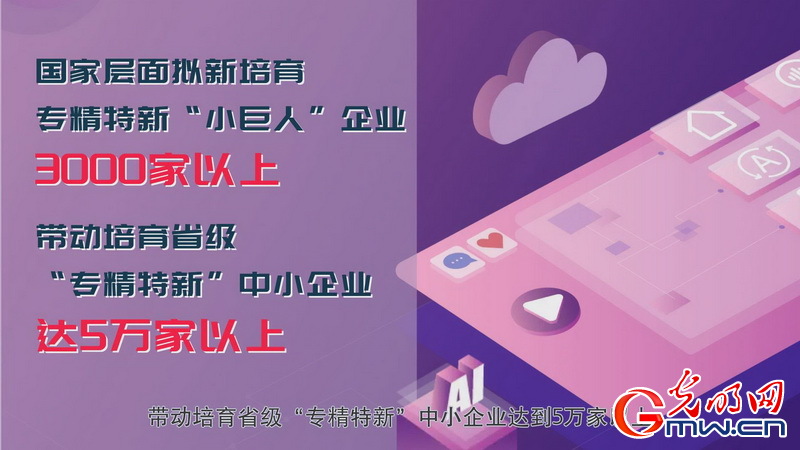 数说政府工作报告丨着力培育“专精特新”企业 做好科技研发是关键