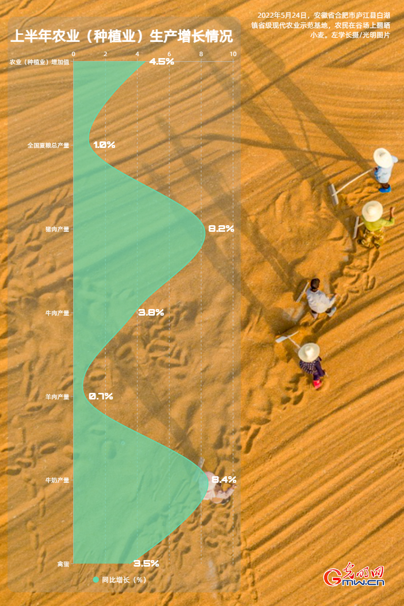 经济半年报丨【数据海报】上半年GDP同比增长2.5% 国民经济企稳回升