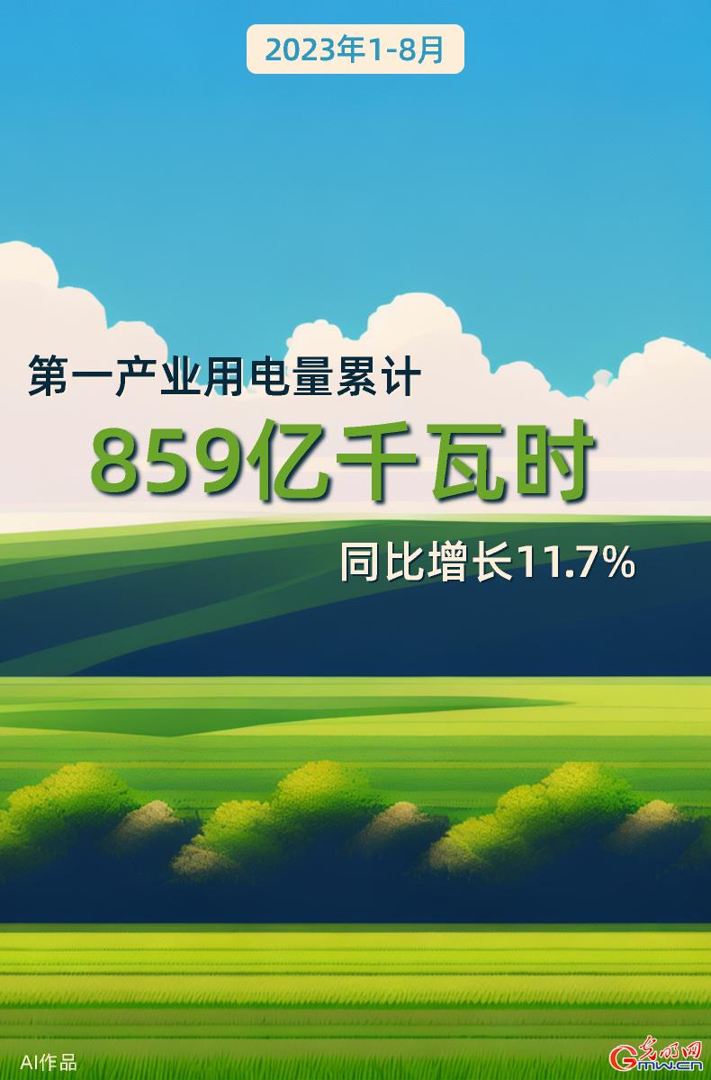 AI海报 | 8月份全社会用电量同比增长3.9%