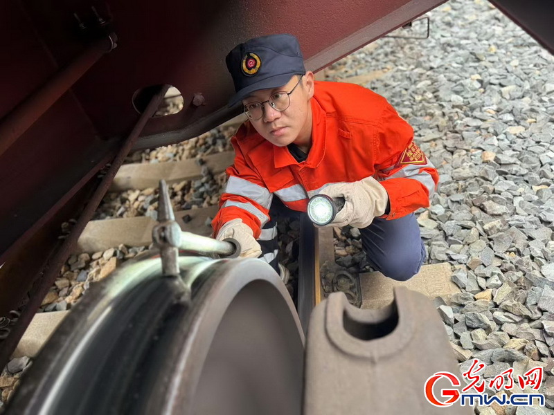 2026春运进行时丨“跑闸”10公里 铁路“体检师”的春运“守护者”日记