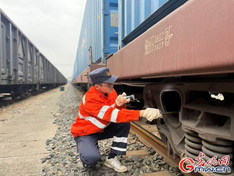 2026春运进行时丨“跑闸”10公里 铁路“体检师”的春运“守护者”日记