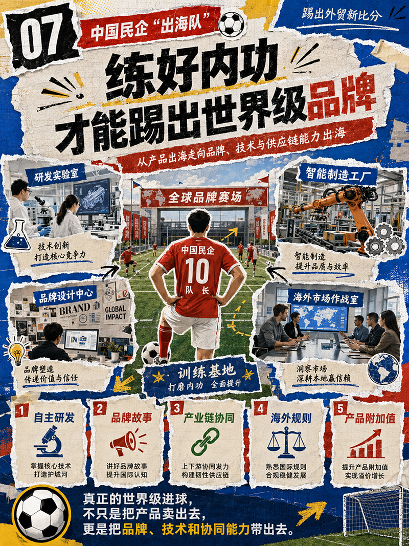 “经”彩开局·发展之路丨中国民企“出海队” 踢出外贸新比分
