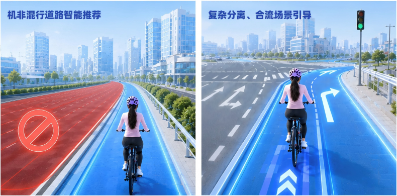 高德开放平台升级两轮车导航新能力：车道级导航、荫凉路线、红绿灯倒计时齐上线